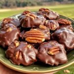 Chocolate Pecan Turtle Clusters